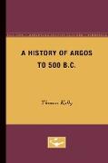 A History of Argos to 500 B.C