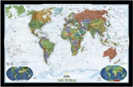 The World - Sheet map, rolled