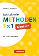 Das schnelle Methoden 1x1 - Grundschule, Deutsch (3. Auflage), Mit Arbeitsmaterialien, Buch