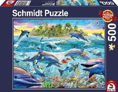 Riff der Delfine. Puzzle 500 Teile