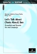 Let¿s Talk About - (Texts About) Sex