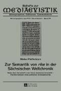 Zur Semantik von «rike» in der Sächsischen Weltchronik