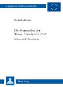 Die Minnereden der Wiener Handschrift 2959