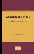 Answerable Style