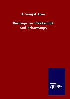 Beiträge zur Volkskunde Süd-Schantungs