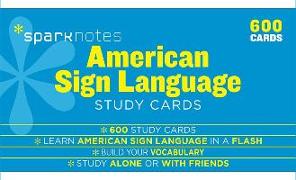 American Sign Language Sparknotes Study Cards, Volume 20