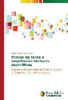 Planos de texto e sequências textuais descritivas