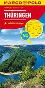 MARCO POLO Regionalkarte Deutschland 07 Thüringen 1:200.000
