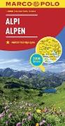 MARCO POLO Länderkarte Alpen 1:800.000