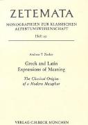 Greek and Latin Expressions of Meaning