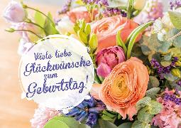 Faltkarte. Viele liebe Glückwünsche zum Geburtstag! Was wäre das Leben ohne Menschen wie Dich?