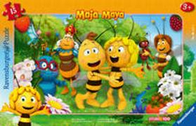 Ravensburger Kinderpuzzle - 06121 Biene Majas Welt - Rahmenpuzzle für Kinder ab 3 Jahren, mit 15 Teilen