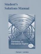 Student's Solutions Manual for Elementary and Intermediate Algebra