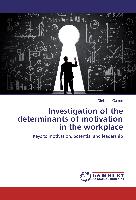 Investigation of the determinants of motivation in the workplace