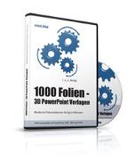 1000 Folien - 3D PowerPoint Vorlagen - Farbe: exact.blue (2016)