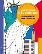 Maravillas del mundo: 100 diseños para colorear, libérate del estrés de forma creativa
