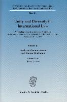 Unity and Diversity in International Law