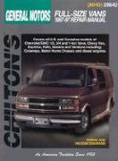 Chevrolet Vans, 1987-97
