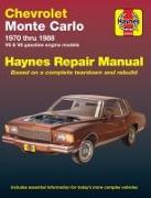 Chevrolet Monte Carlo 1970 Thru 1988