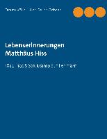 Lebenserinnerungen Matthäus Hiss