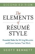 The Elements of Resume Style