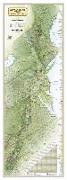 National Geographic: Appalachian Trail Wall Map Wall Map - Laminated (18 X 48 Inches)
