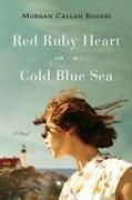 Red Ruby Heart in a Cold Blue Sea