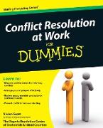 Conflict Resolution at Work For Dummies