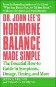 Dr John Lee's Hormone Balance Made Simple