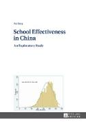 School Effectiveness in China