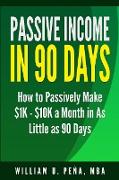 Passive Income in 90 Days