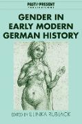 Gender in Early Modern German History