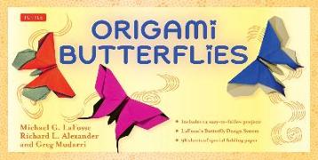 Origami Butterflies Kit: Kit Includes 2 Origami Books, 12 Fun Projects, 98 Origami Papers and Instructional DVD: Great for Both Kids and Adults [With