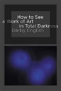 How to See a Work of Art in Total Darkness