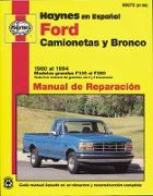 Ford Camionetas Y Bronco 1980 Al 1994: Modelos Grandes F100 Al F350