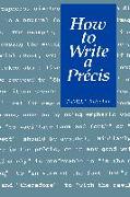 How to Write a Précis