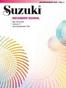 Suzuki Recorder School (Alto Recorder), Volume 2 (International), Vol 2
