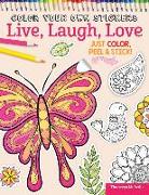 Color Your Own Stickers Live, Laugh, Love