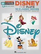 Disney - 10 Classic Songs Instrumental Play-Along - Flute (Book/Online Audio)
