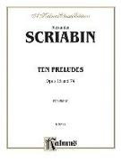 Scriabin Ten Preludes