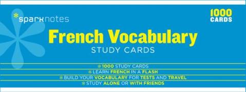 French Vocabulary Sparknotes Study Cards, Volume 9