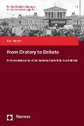 From Oratory to Debate
