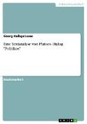 Eine Textanalyse von Platons Dialog "Politikos"