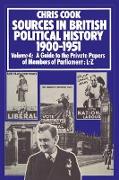 Sources in British Political History 1900¿1951