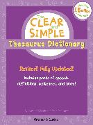 The Clear and Simple Thesaurus Dictionary