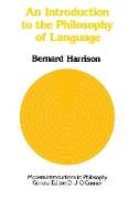 An Introduction to the Philosophy of Language