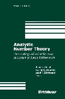 Analytic Number Theory:The Halberstam Festschrift 2
