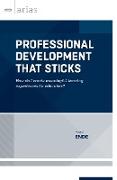 Professional Development That Sticks