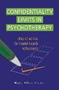 Confidentiality Limits in Psychotherapy