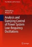 Analysis and Damping Control of Power System Low-Frequency Oscillations